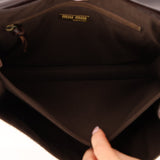 Miu Miu Ponyhair Cow Print Buckle Shoulder Bag - FashioNica