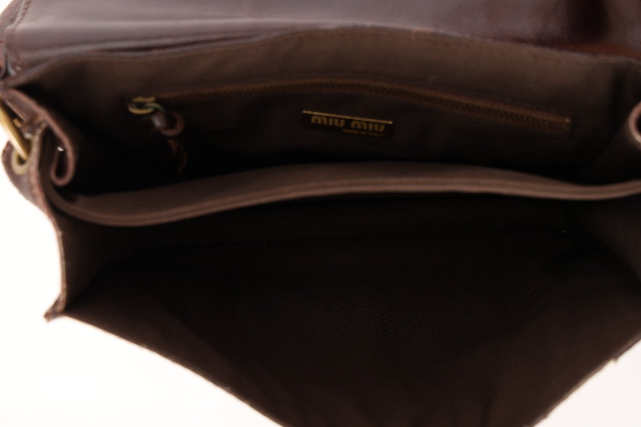 Miu Miu Ponyhair Cow Print Buckle Shoulder Bag - FashioNica