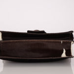 Miu Miu Ponyhair Cow Print Buckle Shoulder Bag - FashioNica