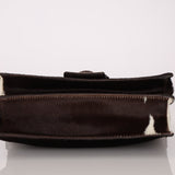 Miu Miu Ponyhair Cow Print Buckle Shoulder Bag - FashioNica