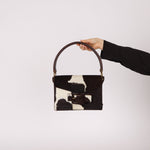 Miu Miu Ponyhair Cow Print Buckle Shoulder Bag - FashioNica