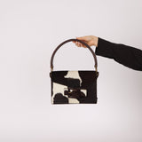 Miu Miu Ponyhair Cow Print Buckle Shoulder Bag - FashioNica