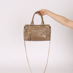 Miu Miu Vitello Shine Easy Zip Tote - FashioNica