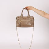 Miu Miu Vitello Shine Easy Zip Tote - FashioNica