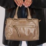 Miu Miu Vitello Shine Easy Zip Tote - FashioNica