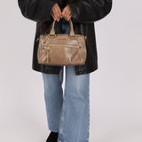 Miu Miu Vitello Shine Easy Zip Tote - FashioNica