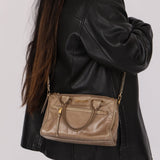 Miu Miu Vitello Shine Easy Zip Tote - FashioNica