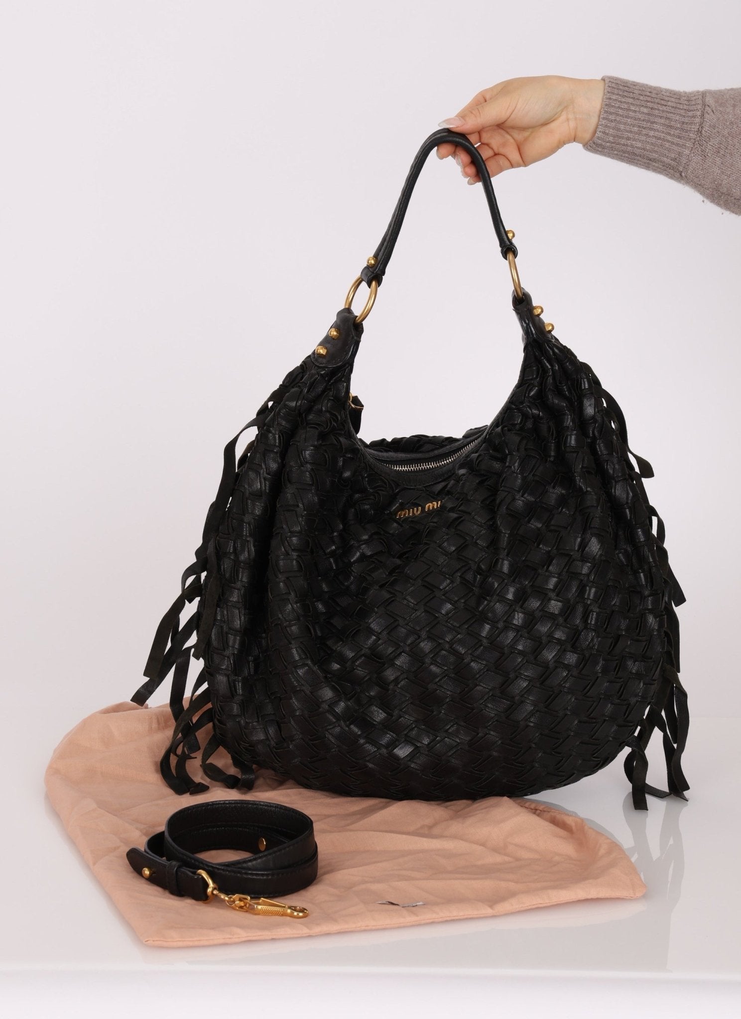 Miu Miu Woven Hobo - FashioNica