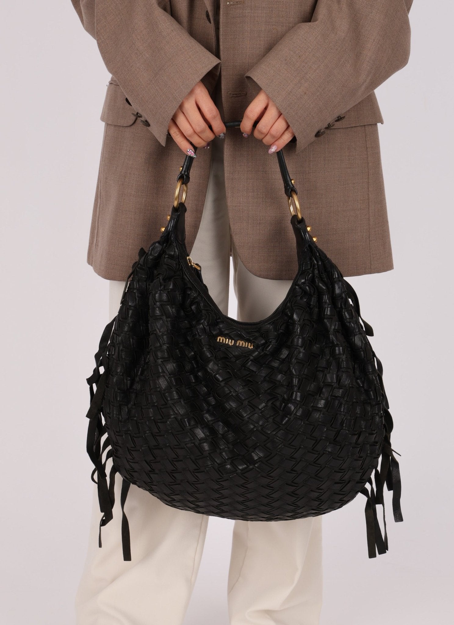 Miu Miu Woven Hobo - FashioNica