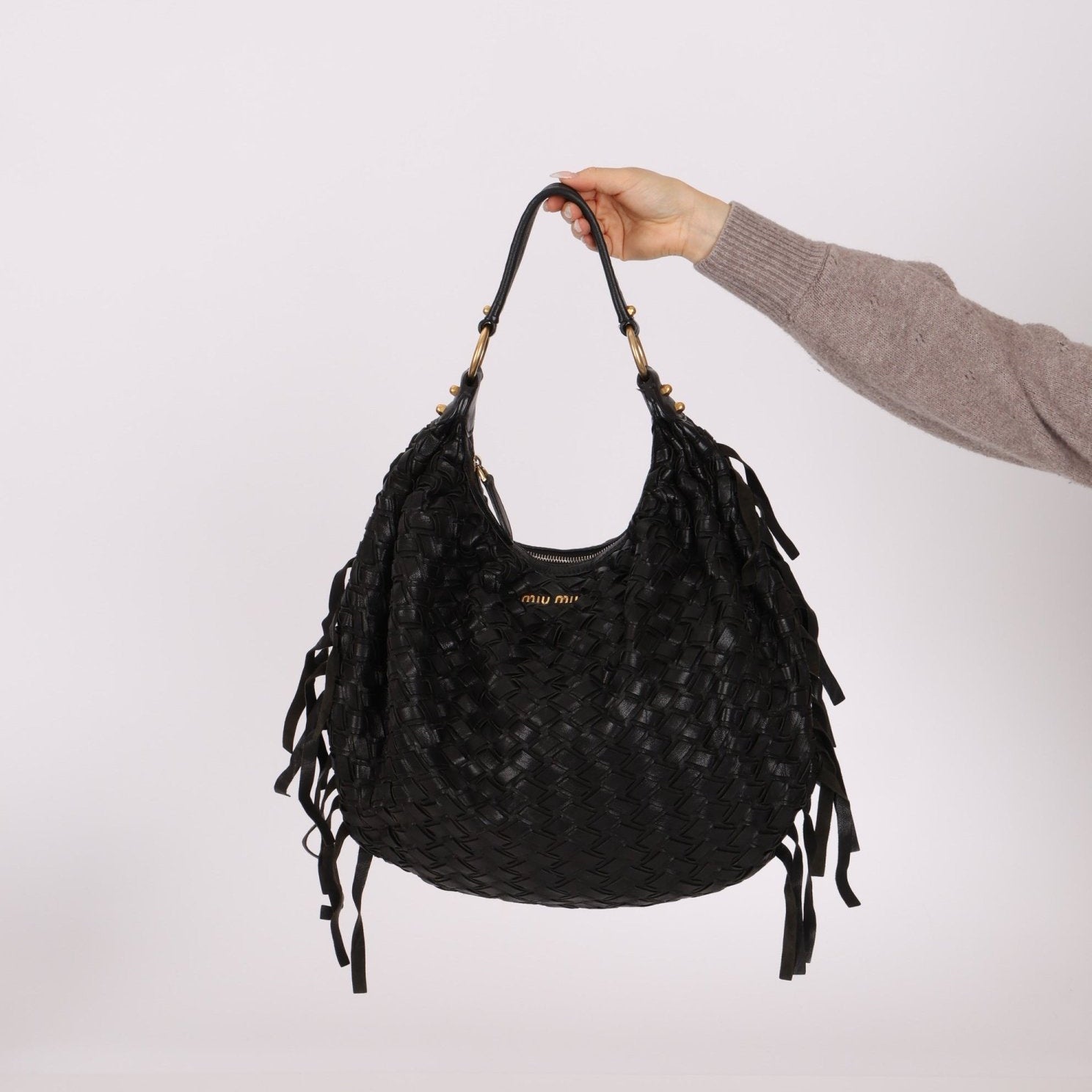 Miu Miu Woven Hobo - FashioNica