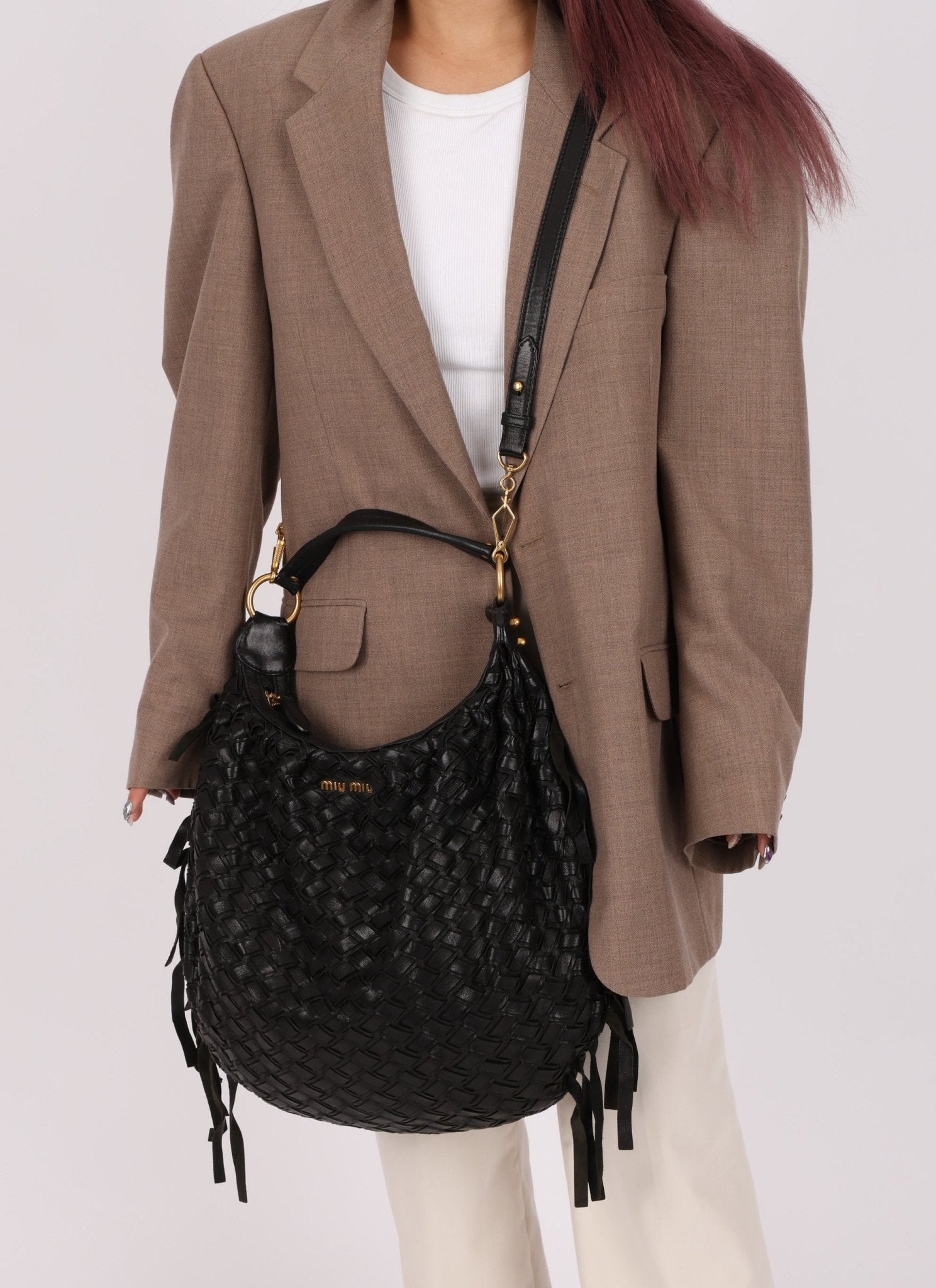 Miu Miu Woven Hobo - FashioNica