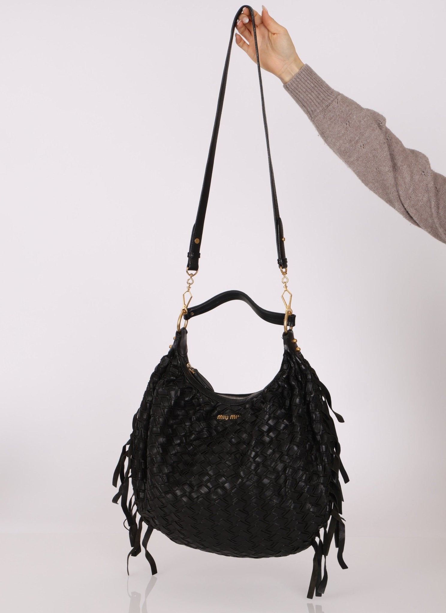 Miu Miu Woven Hobo - FashioNica