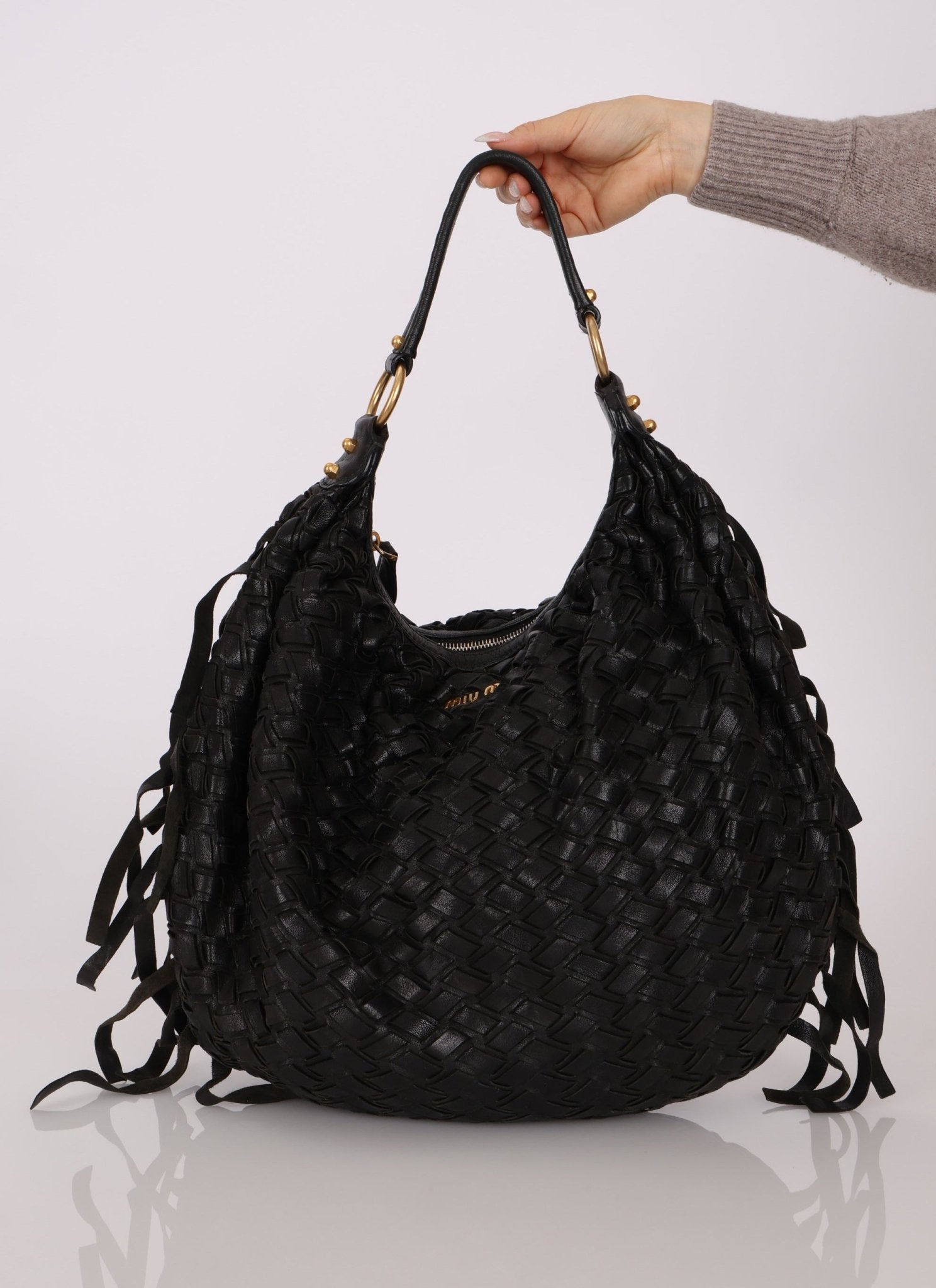 Miu Miu Woven Hobo - FashioNica
