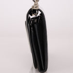 Moschino Patent License Plate Wallet on Chain - FashioNica