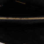 Prada 1995 Midnight Blue Suede Mini Catena Chain Tote - FashioNica