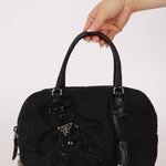 Prada Bijoux Teddy Bear Boston Bag - FashioNica