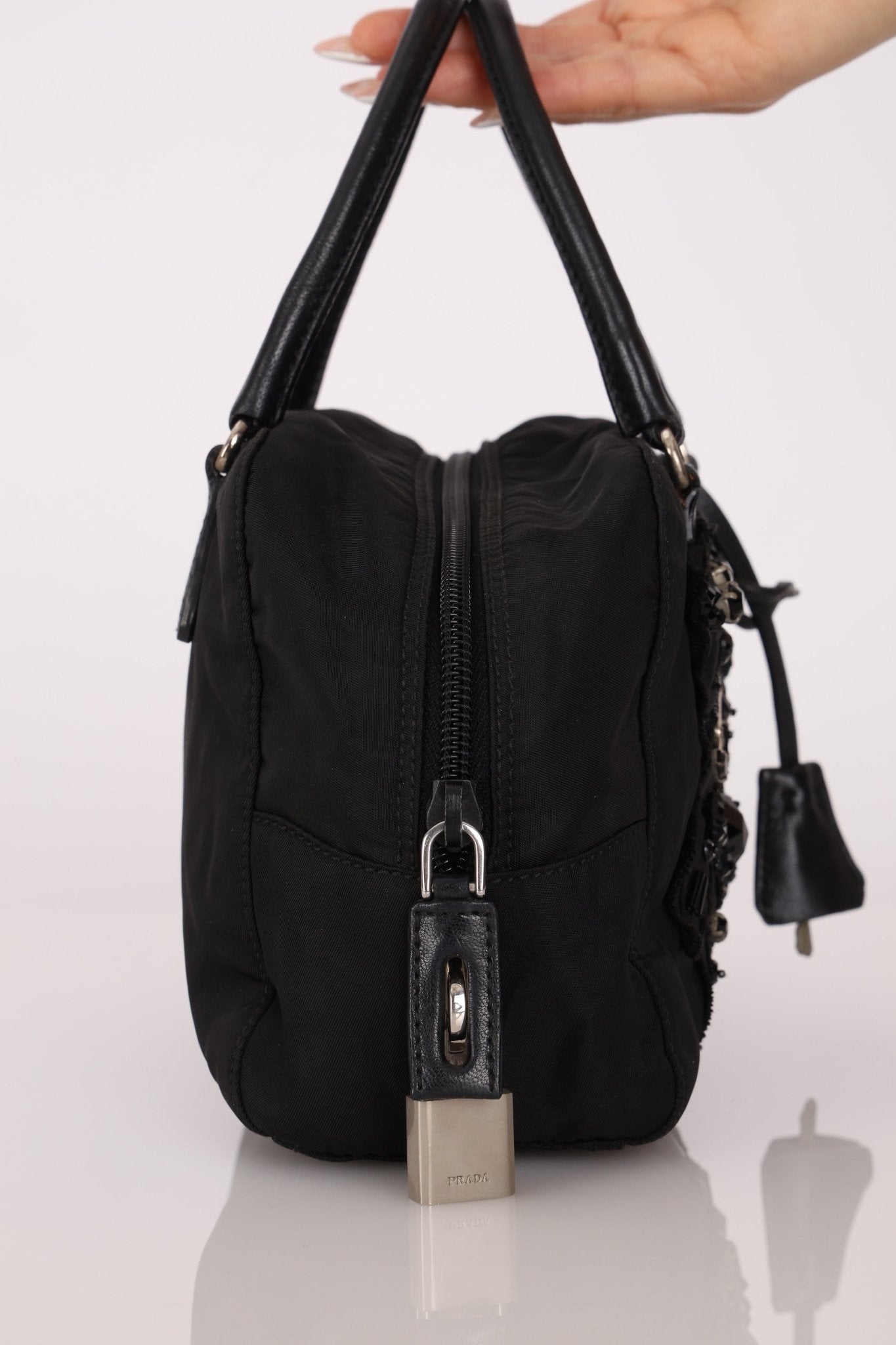 Prada Bijoux Teddy Bear Boston Bag - FashioNica