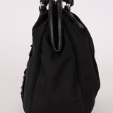 Prada Bijoux Teddy Bear Tessuto Frame Handle Bag - FashioNica