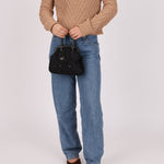 Prada Bijoux Teddy Bear Tessuto Frame Handle Bag - FashioNica