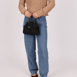 Prada Bijoux Teddy Bear Tessuto Frame Handle Bag - FashioNica