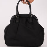 Prada Bijoux Teddy Bear Tessuto Frame Handle Bag - FashioNica