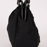 Prada Bijoux Teddy Bear Tessuto Frame Handle Bag - FashioNica