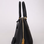 Prada Black Saffiano Mini Top Handle - FashioNica