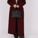 Prada Black Saffiano Mini Top Handle - FashioNica