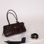 Prada Bonnie Medium Leather Shoulder Bag - FashioNica