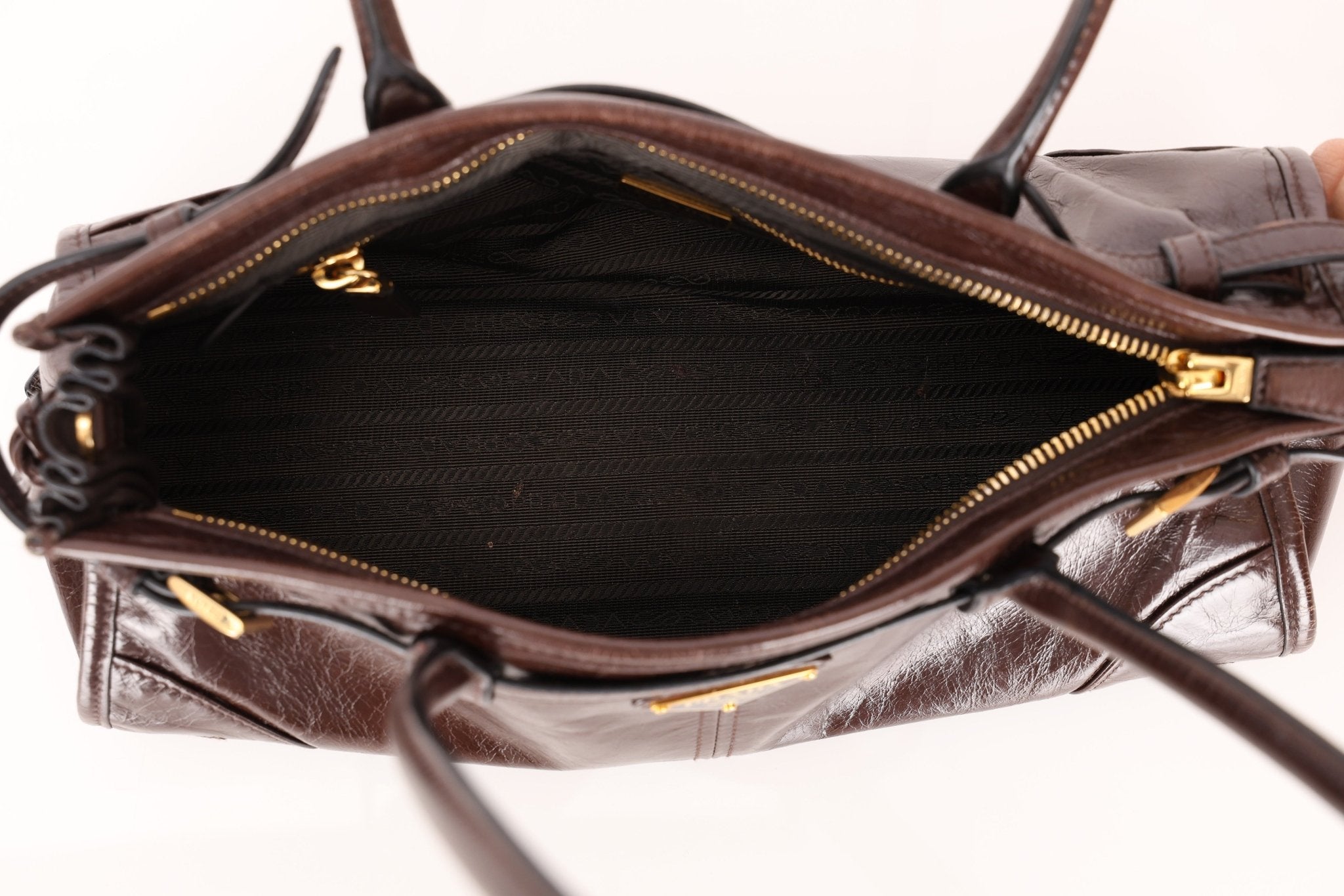 Prada Bonnie Medium Leather Shoulder Bag - FashioNica