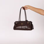 Prada Bonnie Medium Leather Shoulder Bag - FashioNica