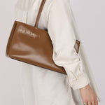 Prada Boxcalf Leather Cutout Tote - FashioNica