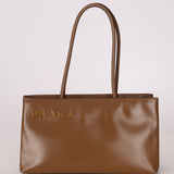 Prada Boxcalf Leather Cutout Tote - FashioNica