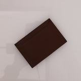 Prada Brown Saffiano Card Holder - FashioNica