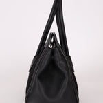 Prada Canapa Saffiano Shoulder Bag Nero Black - FashioNica