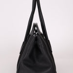 Prada Canapa Saffiano Shoulder Bag Nero Black - FashioNica