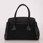Prada Canapa Saffiano Shoulder Bag Nero Black - FashioNica