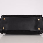 Prada Canapa Saffiano Shoulder Bag Nero Black - FashioNica