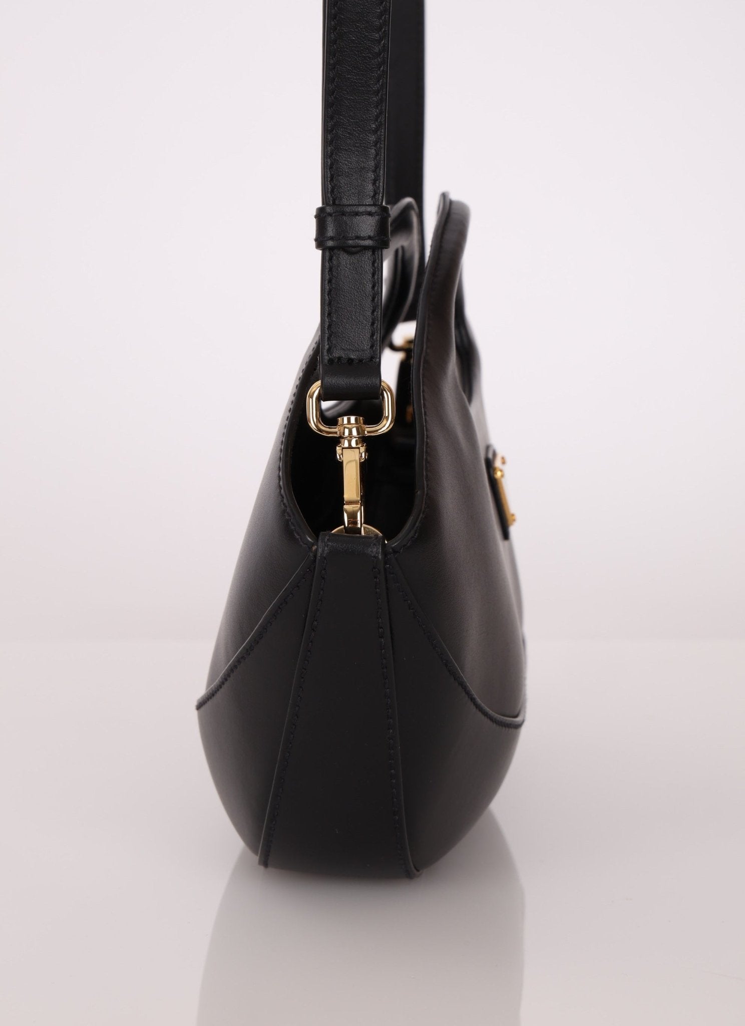Prada City Calf Leather Top - Handle Bag - FashioNica