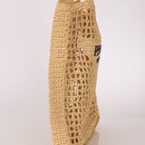 Prada Crochet Logo Tote - FashioNica