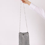 Prada Crystal Embellished Mini Tote - FashioNica