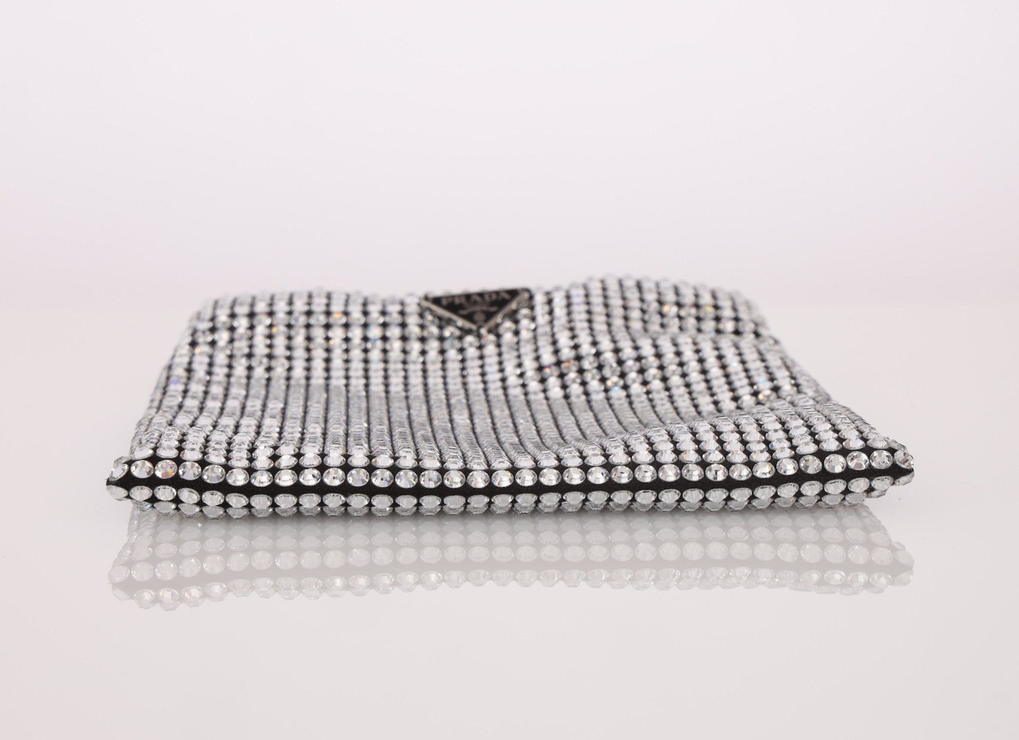 Prada Crystal Embellished Mini Tote - FashioNica