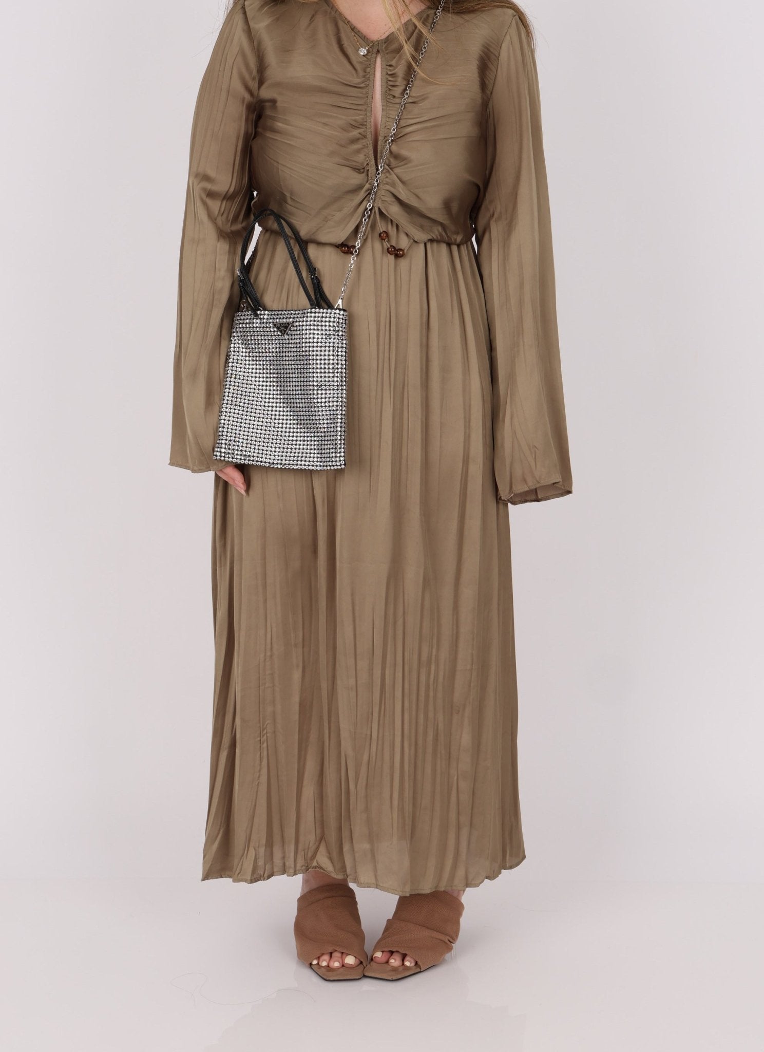 Prada Crystal Embellished Mini Tote - FashioNica