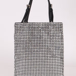 Prada Crystal Embellished Mini Tote - FashioNica