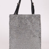Prada Crystal Embellished Mini Tote - FashioNica