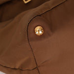 Prada Dark Khaki Nylon Tote - FashioNica