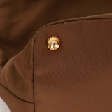 Prada Dark Khaki Nylon Tote - FashioNica