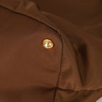 Prada Dark Khaki Nylon Tote - FashioNica