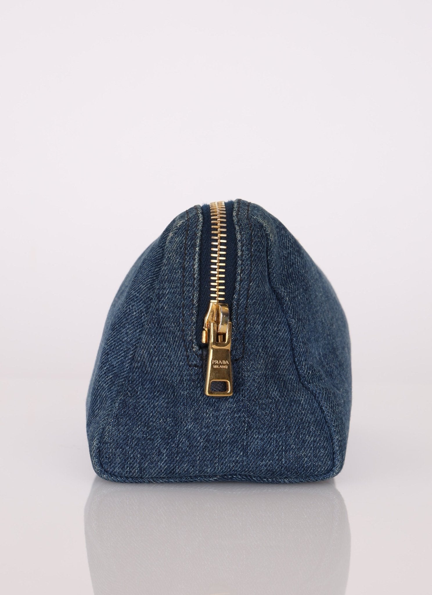 Prada Denim Pouch - FashioNica