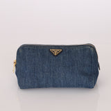 Prada Denim Pouch - FashioNica
